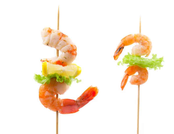 Grilled shrimps — Stock Photo, Image