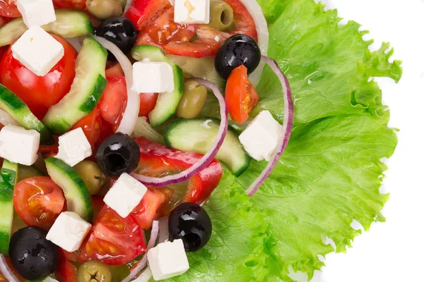 Griechischer Salat. — Stockfoto