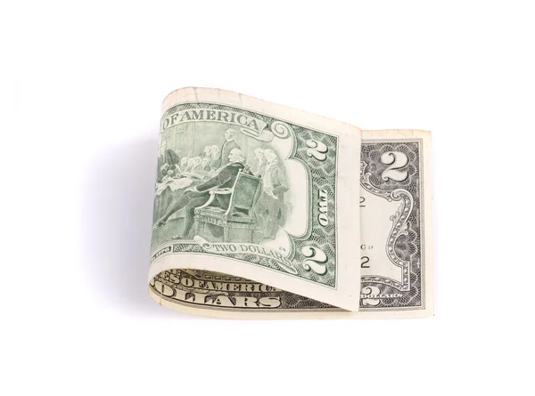 Two dollar bill. — Stock Photo, Image