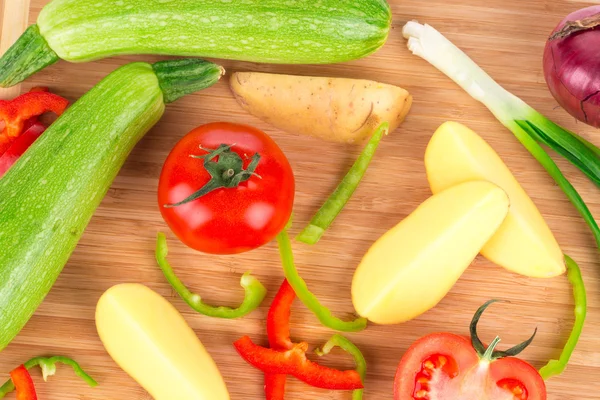 Divers légumes mûrs — Photo