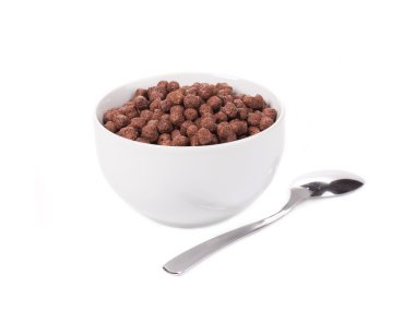 Bir kase mısır gevreği. 