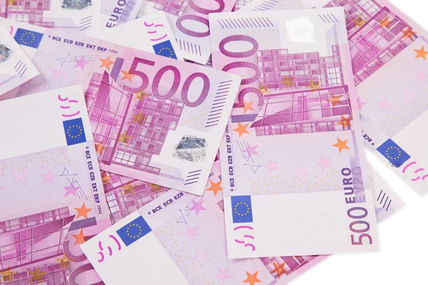 Quinientos euros pila —  Fotos de Stock