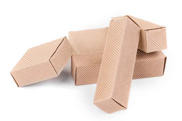 Gesloten van kartonnen dozen. — Stockfoto