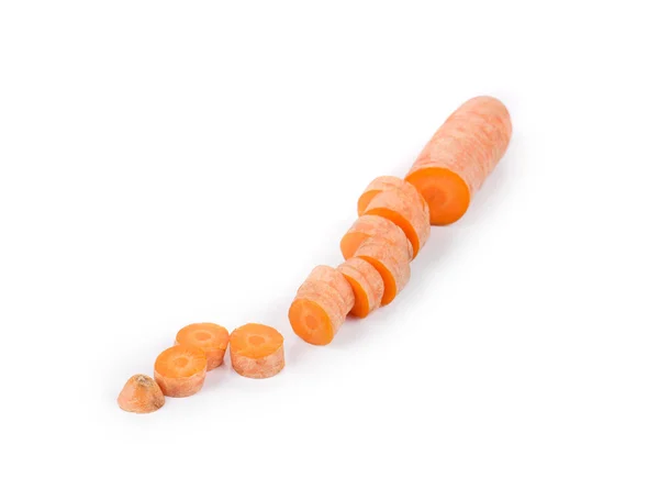 Cenoura em fatias — Fotografia de Stock
