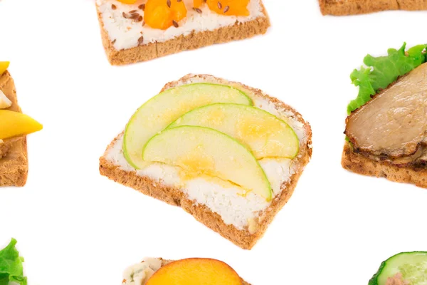 Delicious sandwiches — Stock Photo, Image