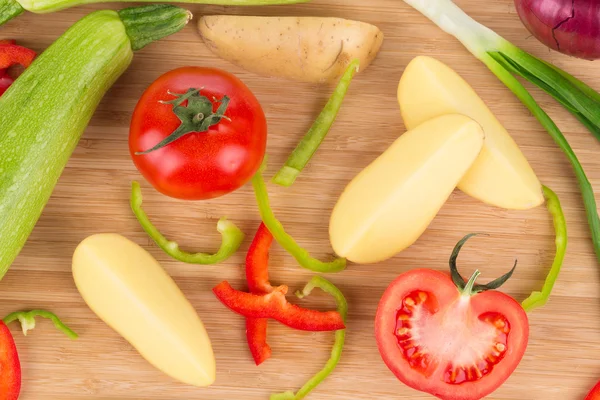 Divers légumes mûrs — Photo