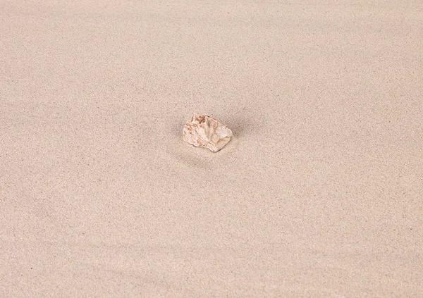 砂の上の孤独な石. — ストック写真