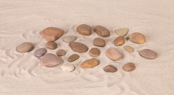 Rocks on the sand. — Stock Photo, Image