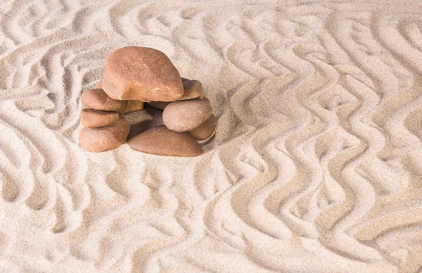 Rocks on the sand. — Stock Photo, Image