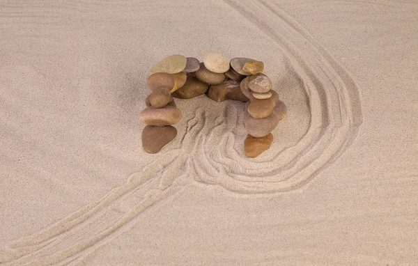 Стоянка на песке . — стоковое фото