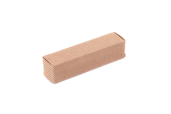 Simple brown carton box — Stock Photo, Image