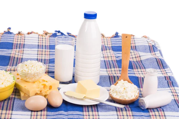 Delicious dairy products. — Stock Photo, Image