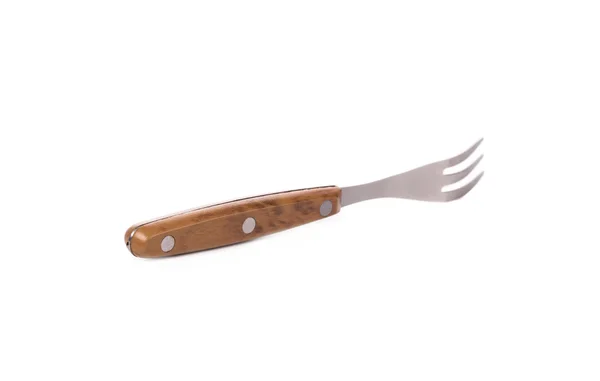 Fork with wooden handle — Stock Photo, Image