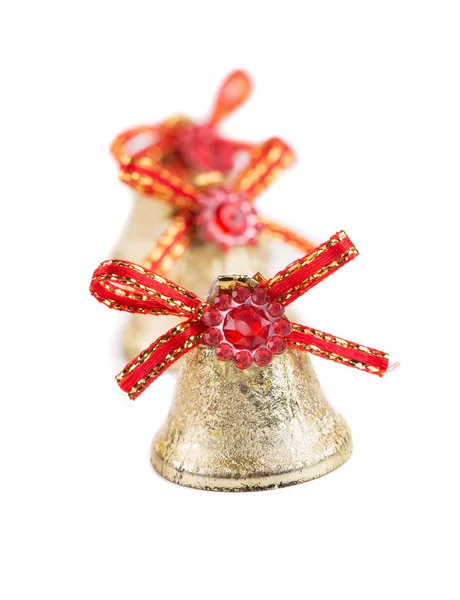Golden jingle bells — Stock Photo, Image