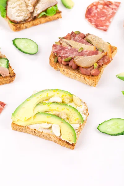 Delicious sandwiches — Stock Photo, Image