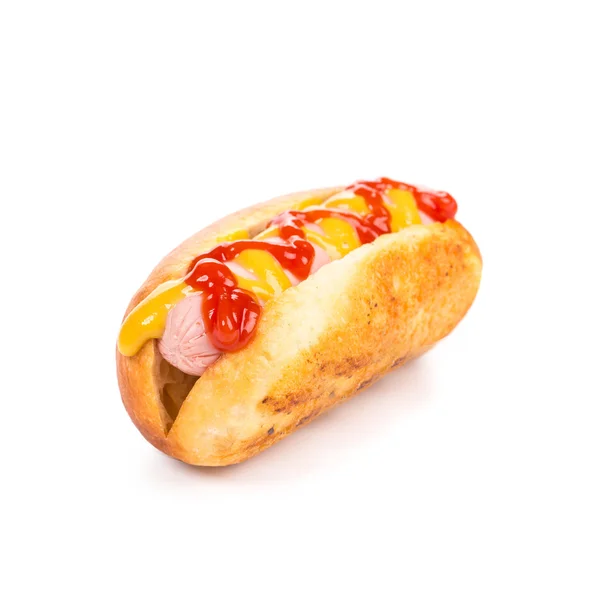 Tasty grilled hotdog — Stock Photo, Image