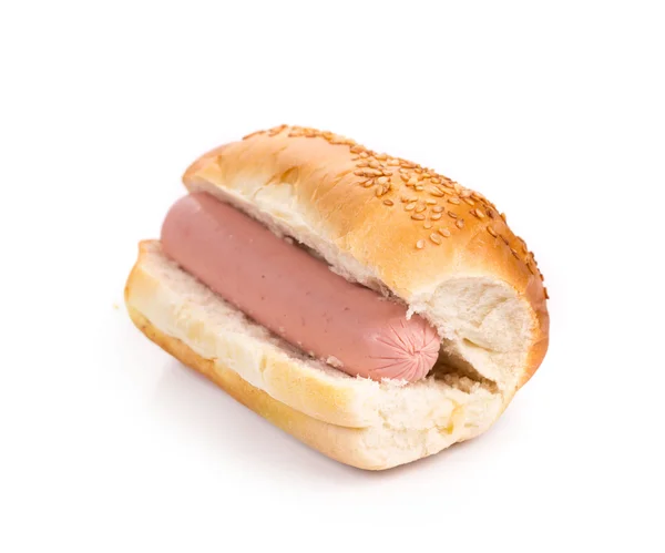 Leckerer gegrillter Hotdog — Stockfoto