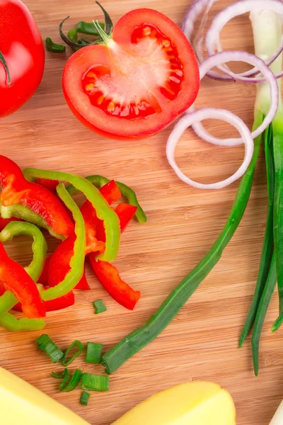 Légumes mûrs tranchés — Photo