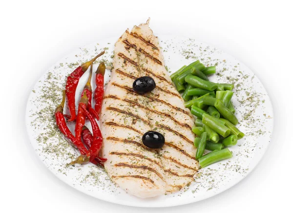 Grilled fish fillet — Stock Photo, Image