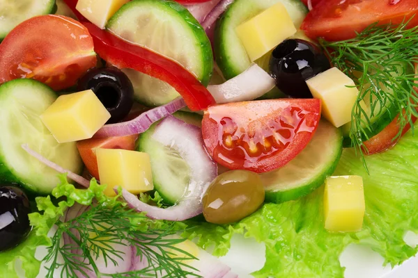 Griechischer Salat — Stockfoto