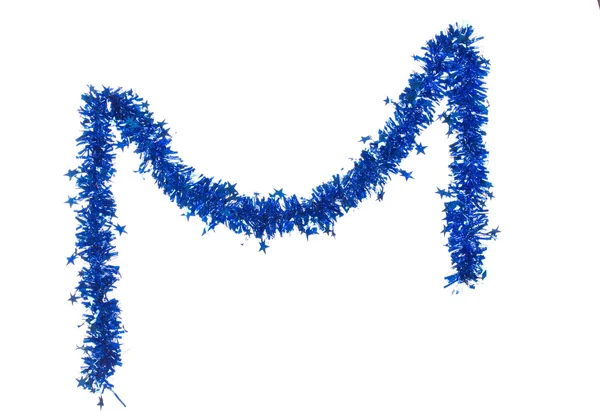 Oropel azul de Navidad — Foto de Stock