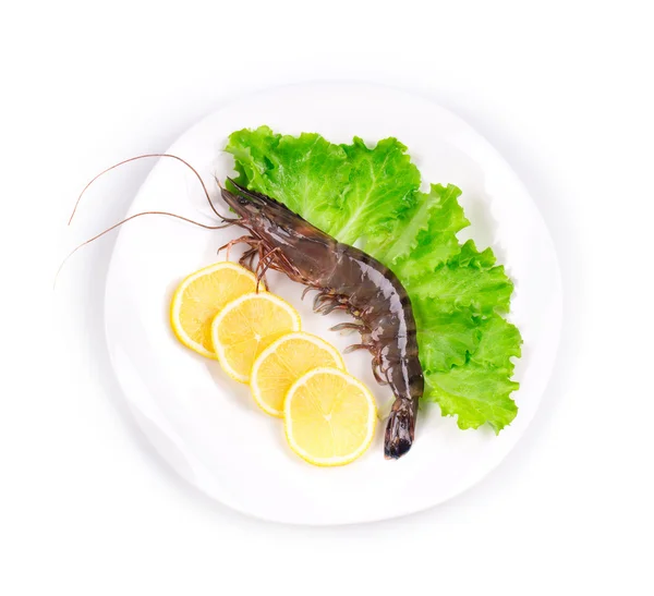 Raw tiger shrimp — Stock Photo, Image