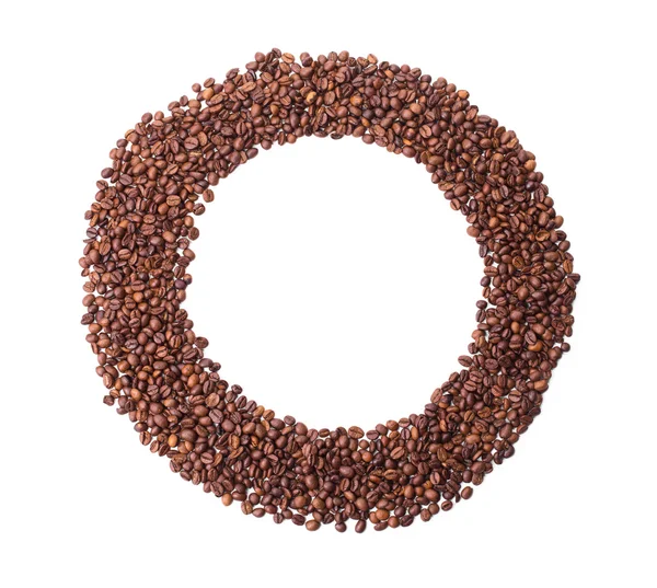 Coffee beans letter O — Stock Photo, Image