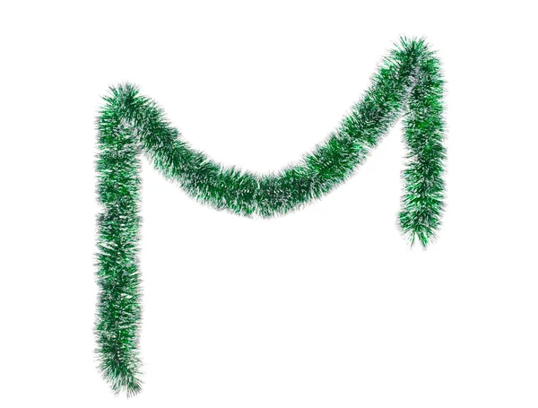 Tinsel vert de Noël . — Photo