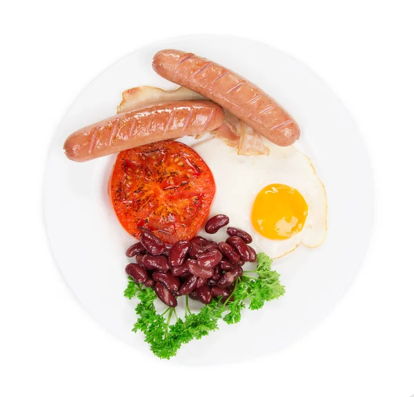 Pequeno-almoço tradicional inglês — Fotografia de Stock
