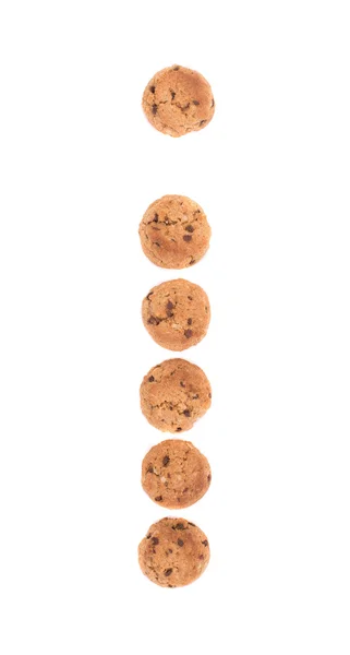 Brief die ik heb van Oatmeal cookies gemaakt — Stockfoto