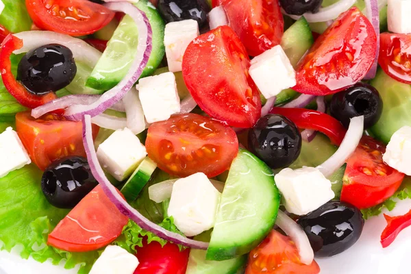 Griekse salade. — Stockfoto