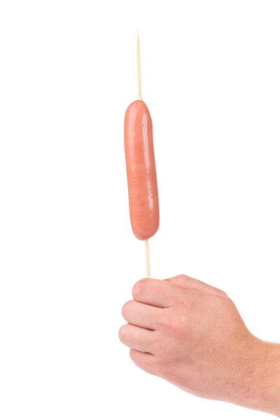 Колбаса на шампуре
.