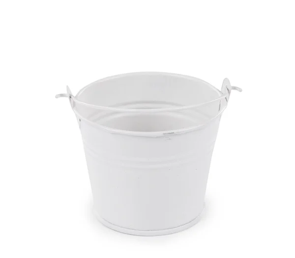 Close up of white bucket — Stock Photo, Image