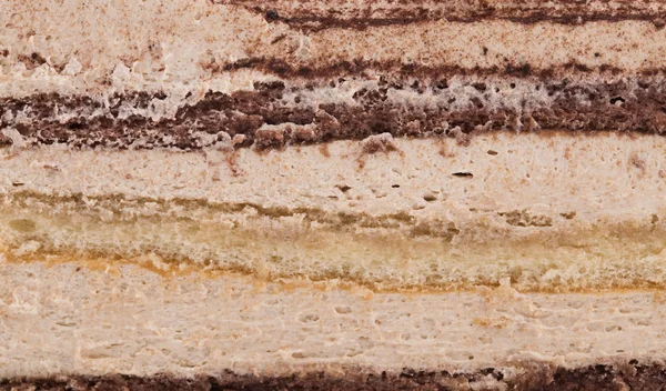 チョコレート ファッジ レイヤー ケーキ — ストック写真