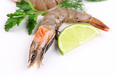 Çiğ kaplan karidesi