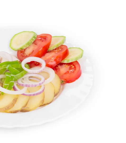 Warme vlees salade — Stockfoto