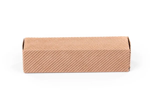 Simple brown carton box — Stock Photo, Image