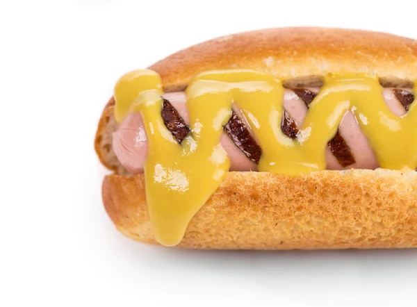 Gustoso hot dog alla griglia — Foto Stock