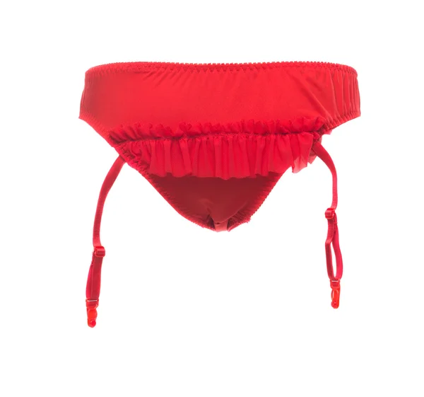 Female red underpants — Stock Photo, Image