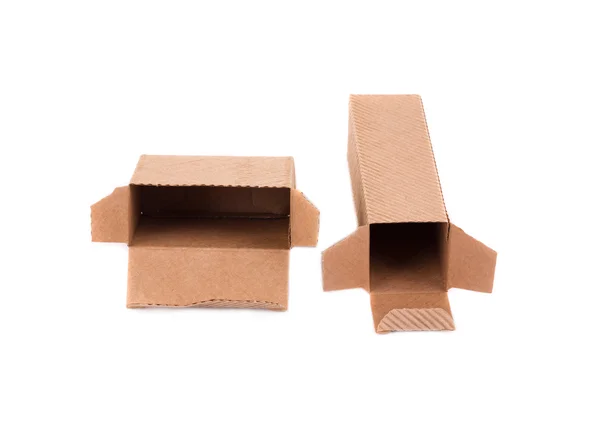 Cardboard two boxes. — Stock Photo, Image