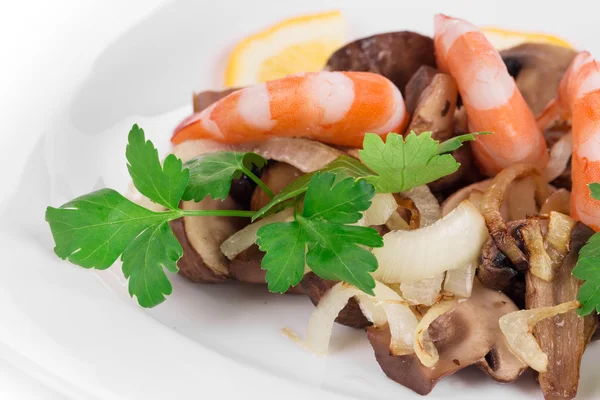 Shrimp salad — Stock Photo, Image