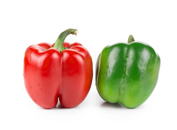 Red and green pepper — Stock Photo, Image