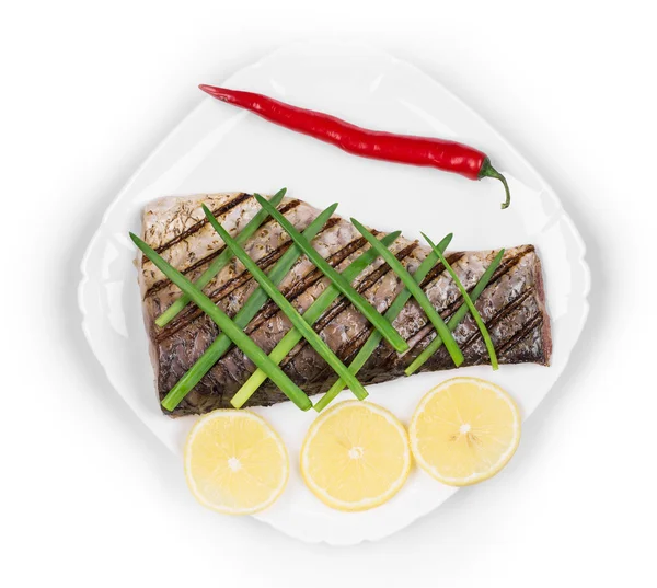 Grilované rybí filety — Stock fotografie