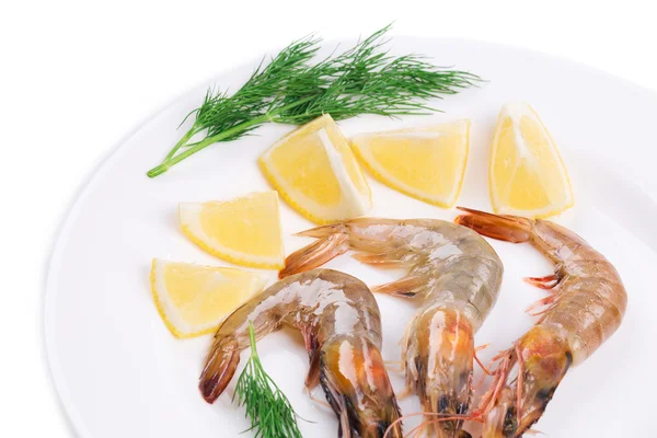 Delicious fresh shrimps — Stock Photo, Image