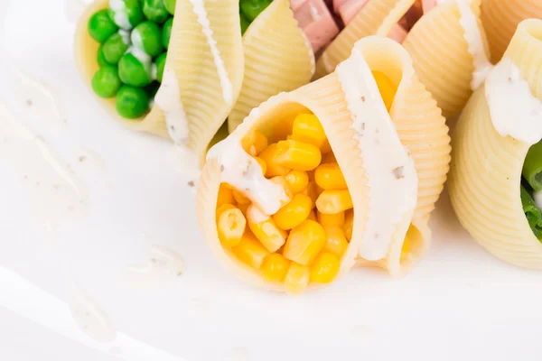 Pasta met groenten — Stockfoto
