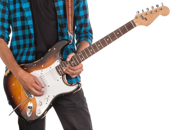 Man with guitar — Stock Photo, Image