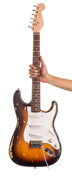 Hand  with  guitar. — Stock Photo, Image