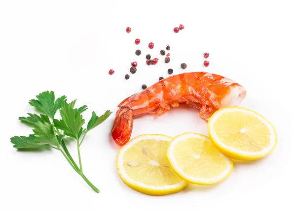 Boiled shrimp — Stock Photo, Image