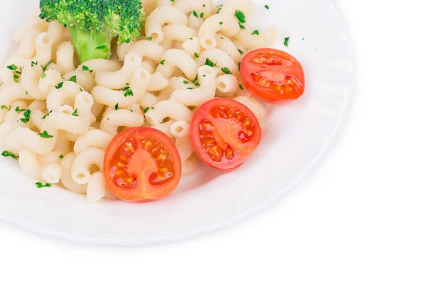 Pasta cavatappi con verduras —  Fotos de Stock