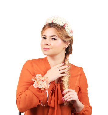 Örgü ile güzel kız